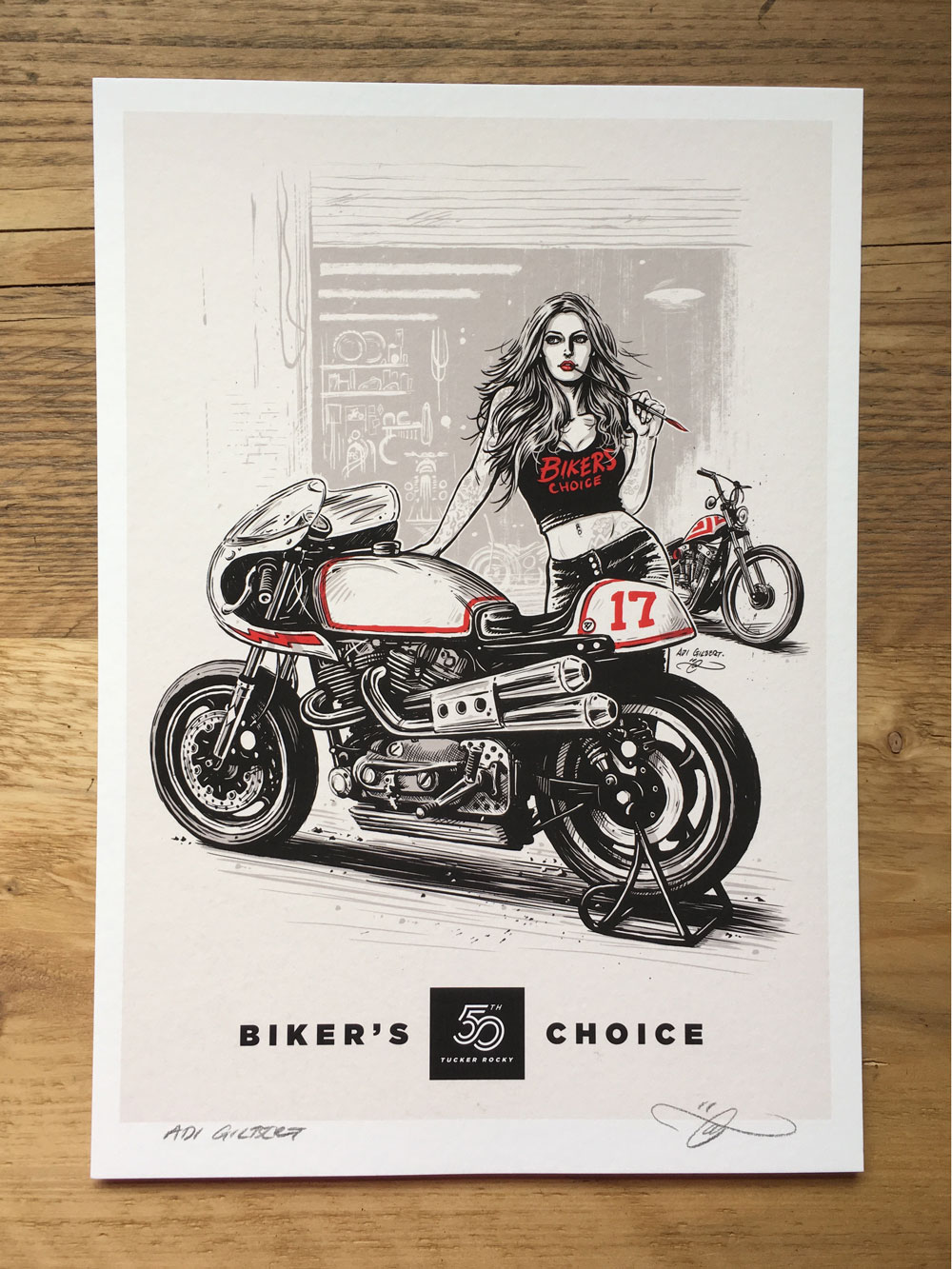 Bikers Choice (with logo / title) - By Adi Gilbert