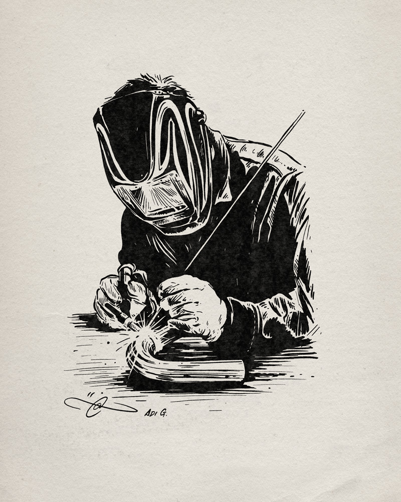 Welder Inks by Adi Gilbert