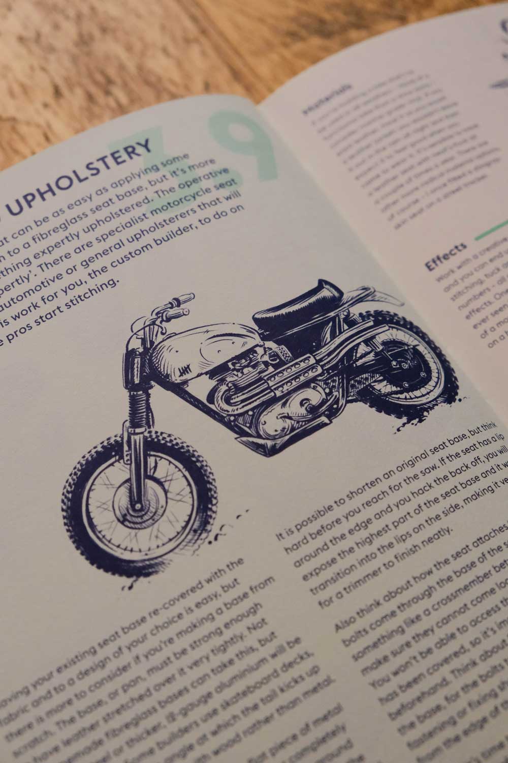 How To Build a Motorcycle illustrated book